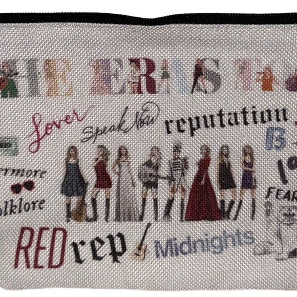 Taylor Swift - Large Eras Tour Canvas Pouch - Picture 2 of 4